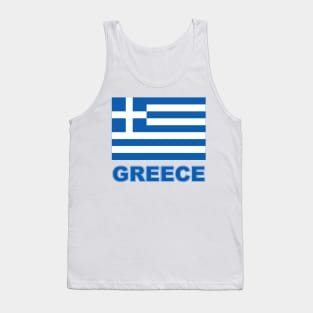 The Pride of Greece - Greek Flag Design Tank Top